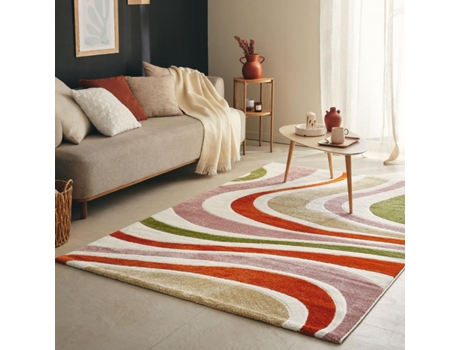 Tapete UNAMOURDETAPIS de Sala de Estar Echo 4 Multicolor 160X230