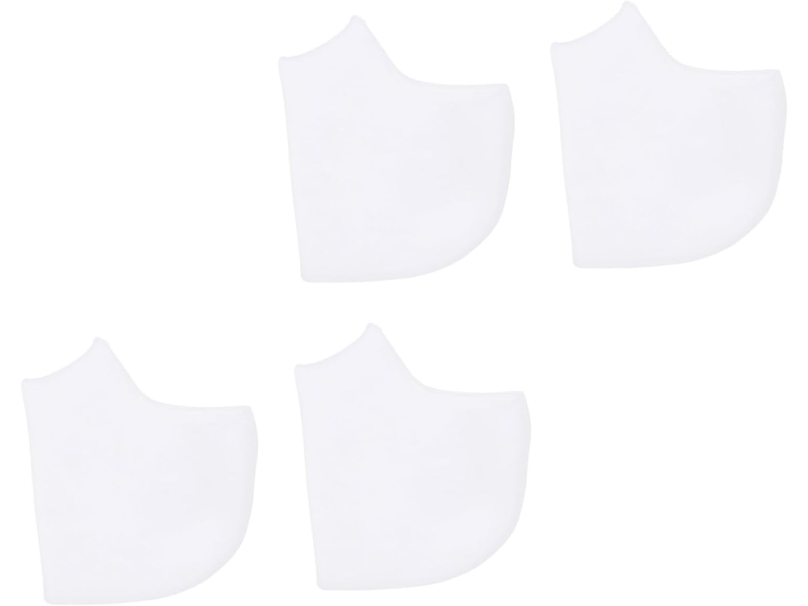 Conjunto De 4 Peças Protetores Calcanhar Em Silicone, Almofadas De Suporte Para Os Pés