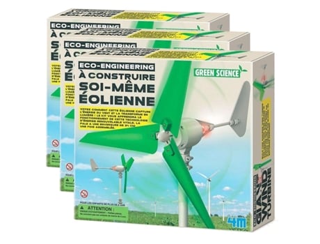 3 kits de descoberta científica de turbinas eólicas para você construir 4m