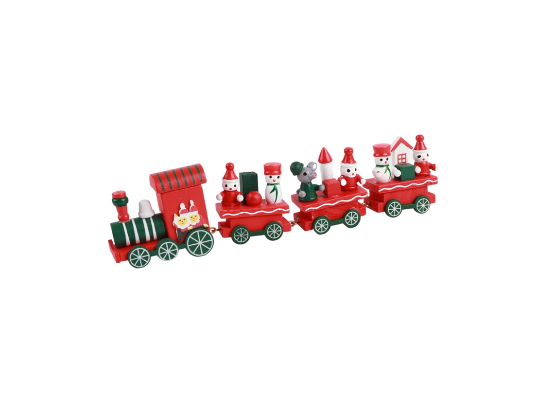 Brinquedo de Trem de Natal Bonito Decoracao Natalina Vermelho