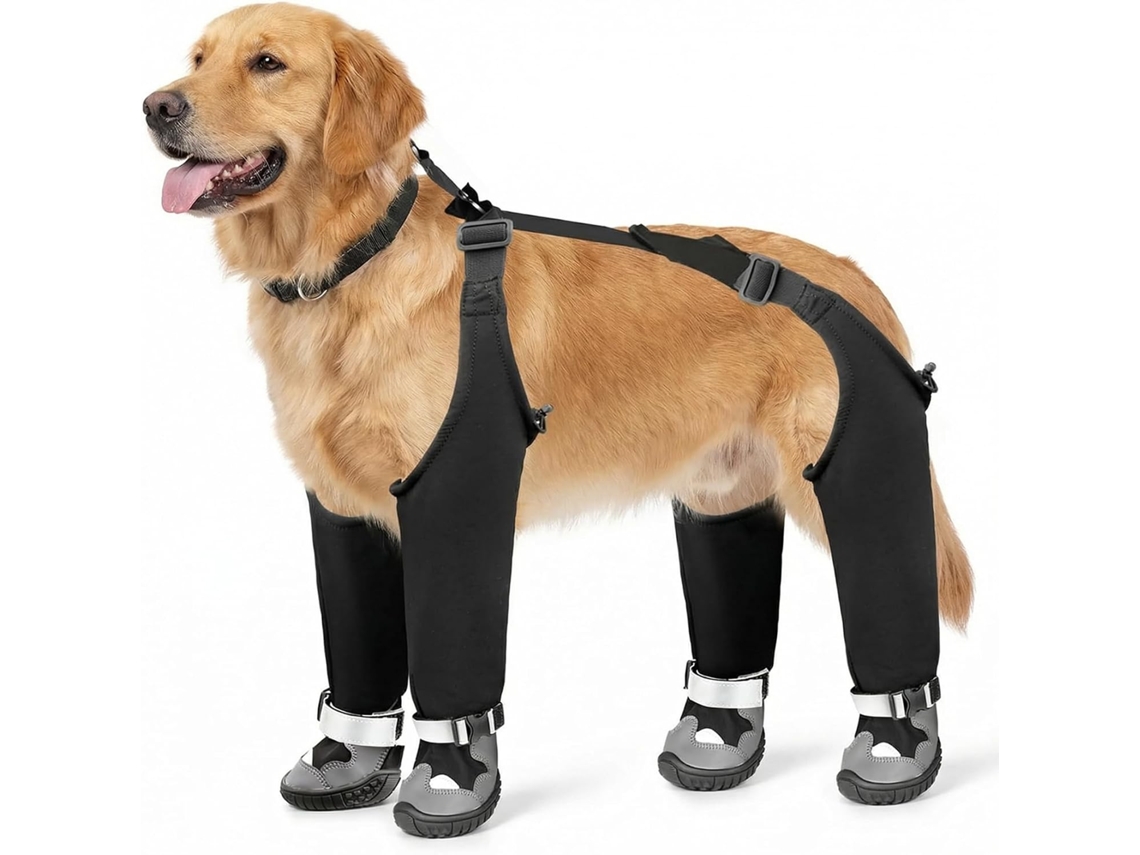 Botas Cães Com Suspensórios, Impermeáveis E Resistentes À Sujeira, Com Calças Ajustáveis Antiderrapantes