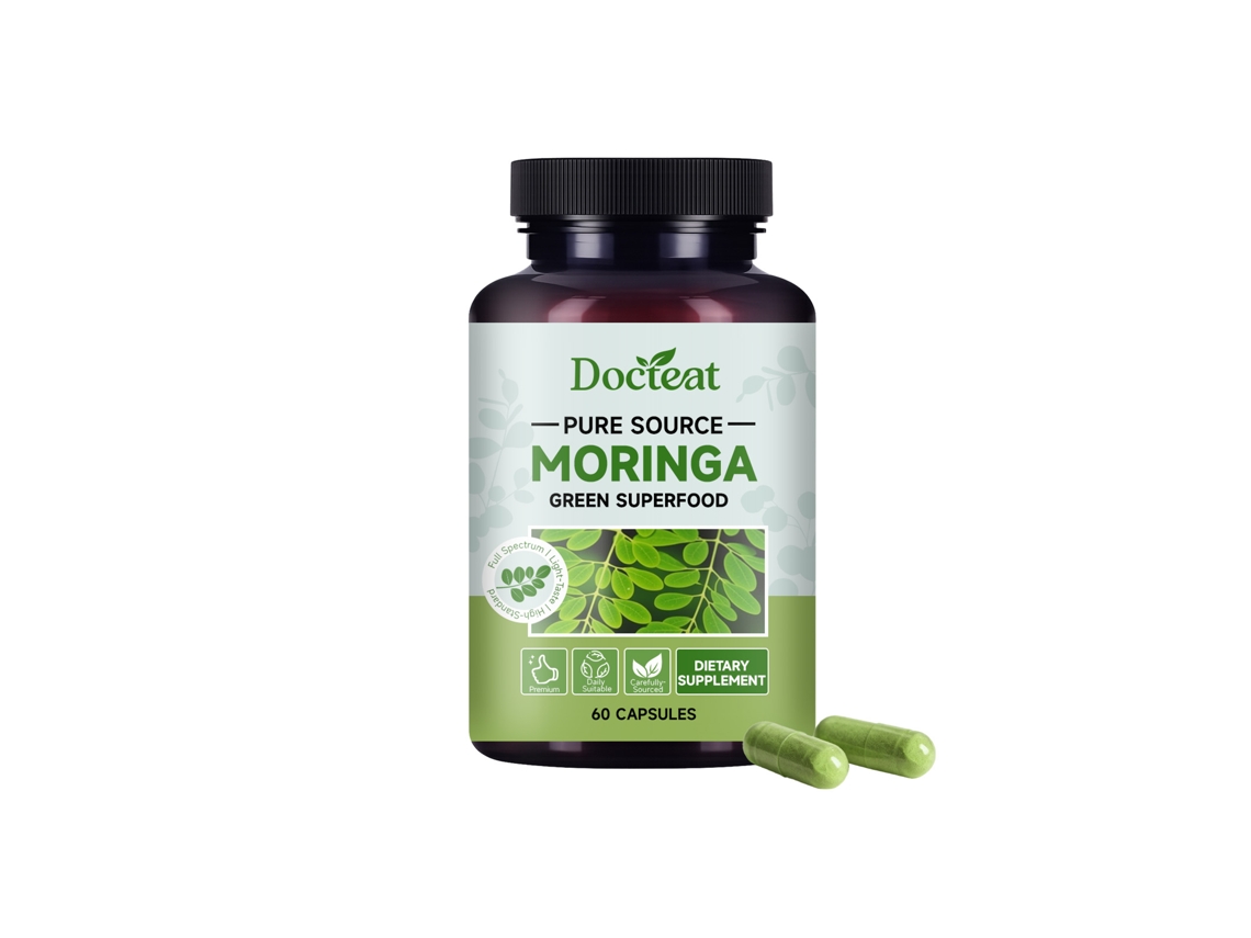 Cápsulas Moringa Saúde Intestinal Natural