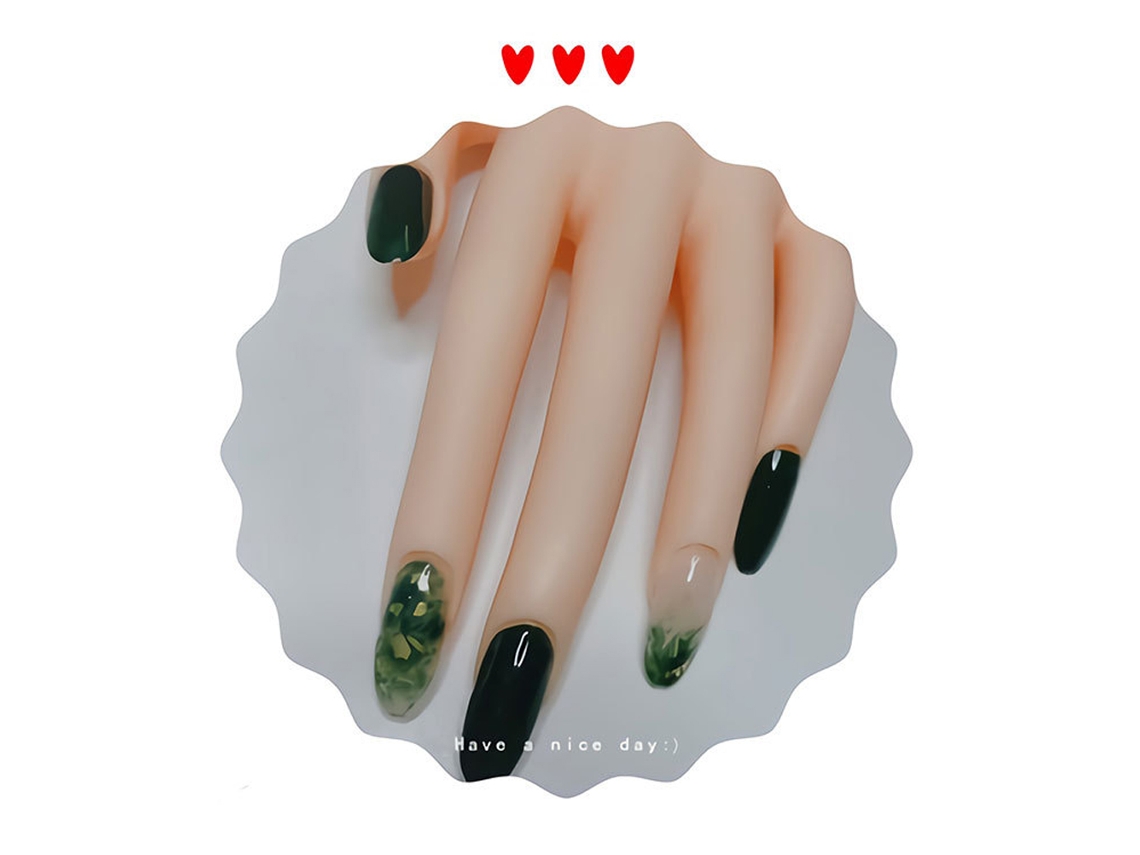Modelo De Mão Para Prática De Unhas (dedos Flexíveis, Posicionáveis, Compatível Com Inserção De Pontas De Unhas) Eoocoo