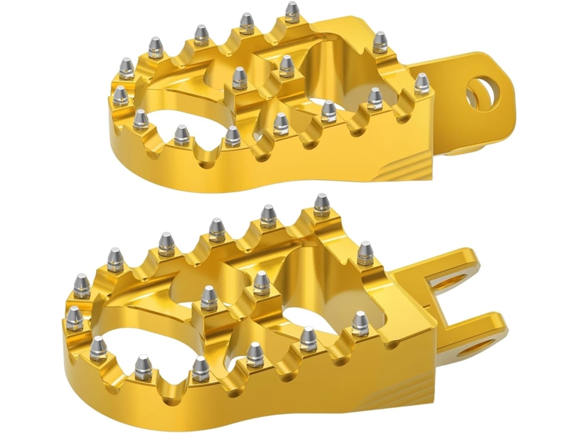 Apoios para os Pés do Piloto Compatíveis com Suzuki 2000 Pedaleiras Dentes Afiados Aço Inoxidável
