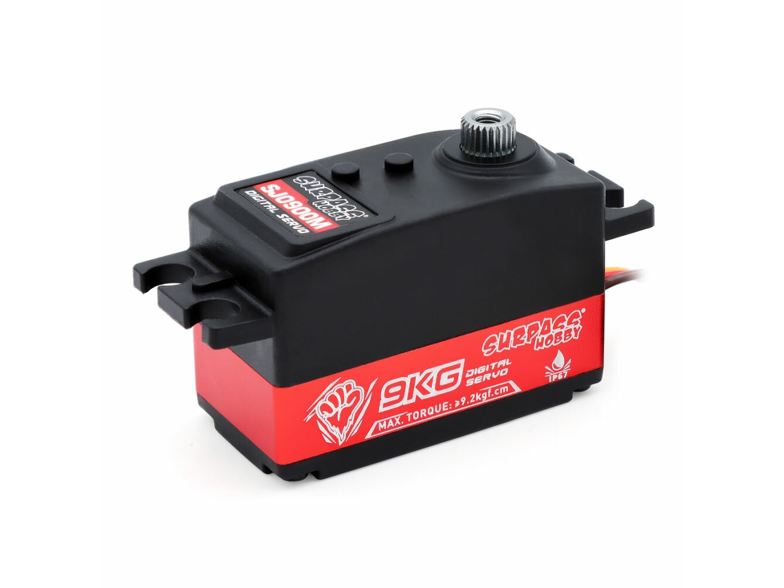 Servo Digital À Prova de Água Surpass hobby Sj0900m de 9 Kg para Helicóptero Rc de Asa Fixa e Robô. MDUG