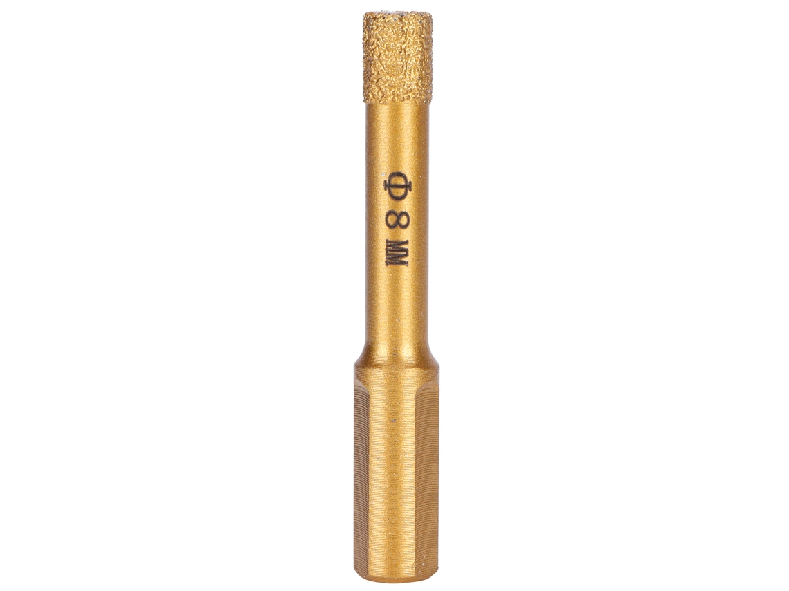 Broca de Diamante Primerox 8mm para Vidro Granito Cerâmica Mármore