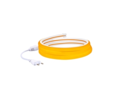 Fita Led Neon Regulável 220 V, Amarela, Semicircular, 180 Mm, 7,5 W/m, Corte A Cada 100 Cm, Ip67, À Medida 2 M