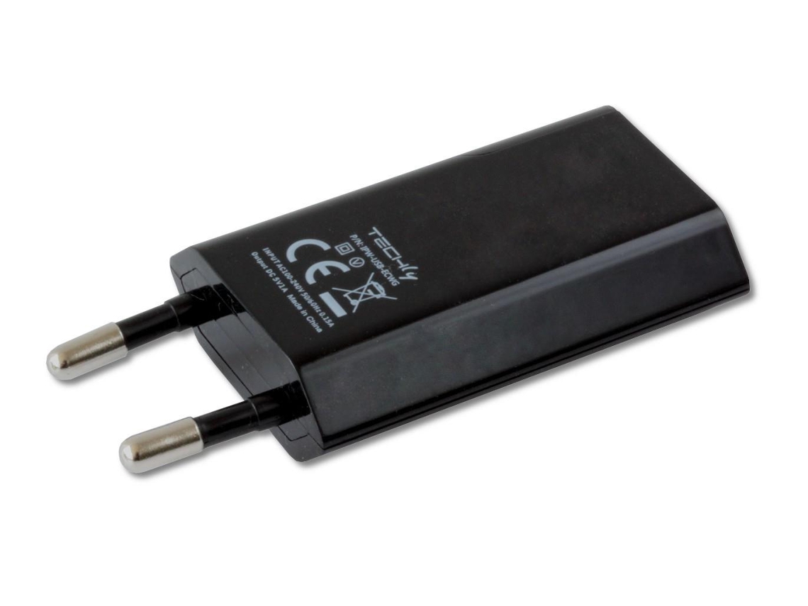 Techly Ipw-Usb-Ecbkg Carregador de Dispositivos Móveis Preto Interior