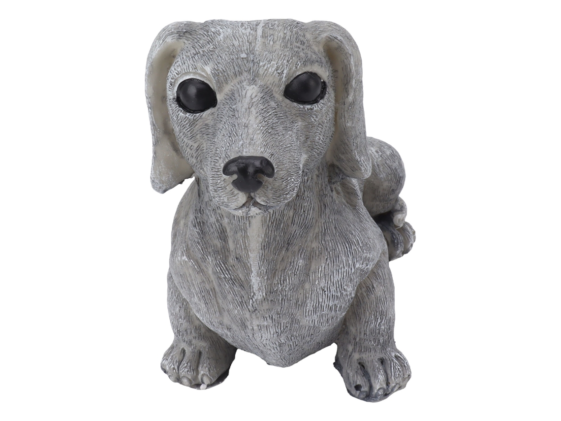 Estátua de Cão Resina Jardim S/MARCA