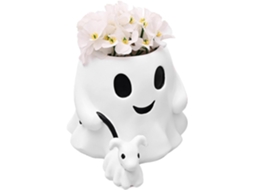 Vaso Em Formato De Cachorro Passeando, Decoração Para Jardim Externo | Baldes