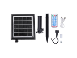 Módulo de Controle LED com Sensor Humano e Controle Remoto para Luz Solar | S/MARCA