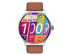 Smartwatch com chamadas Bluetooth, controle de voz, mostradores personalizáveis, previsão do tempo e reprodução de música. Bestvite