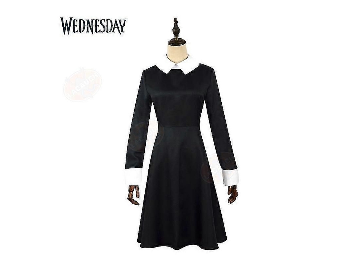 2026 traje de Cosplay Wednesday Addams Nevermore Academy Uniforme Escolar Conjunto Unissex