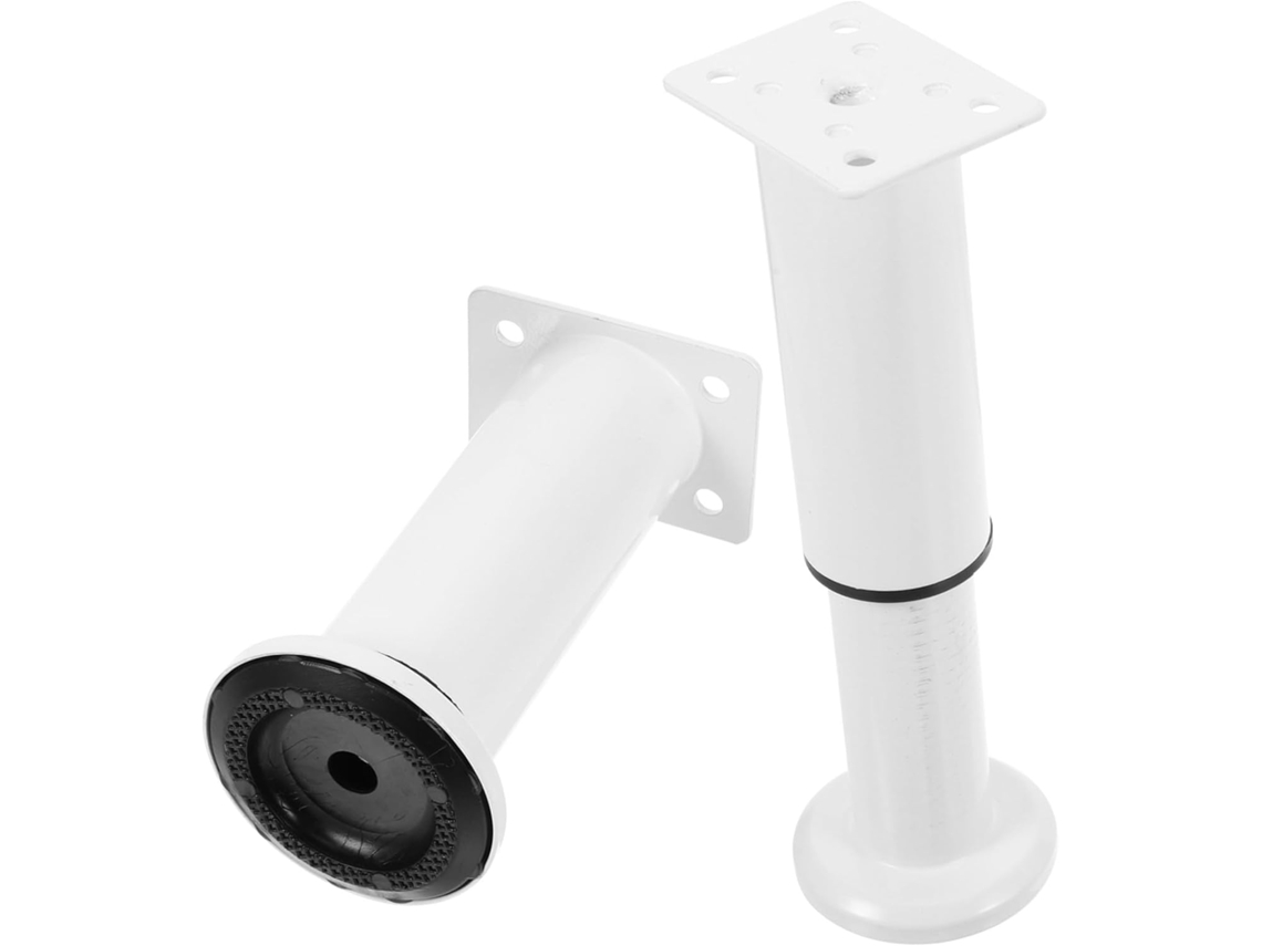 Conjunto de 2 pés metálicos ajustáveis para móveis GOKOCO