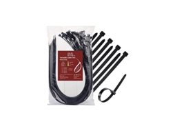 Pistola Abraçadeiras, Abraçadeiras De Plástico 650 Mm, Pretas, Rilsan, 9 Mm, 65 Cm, Nylon, Para Organização De Cabos