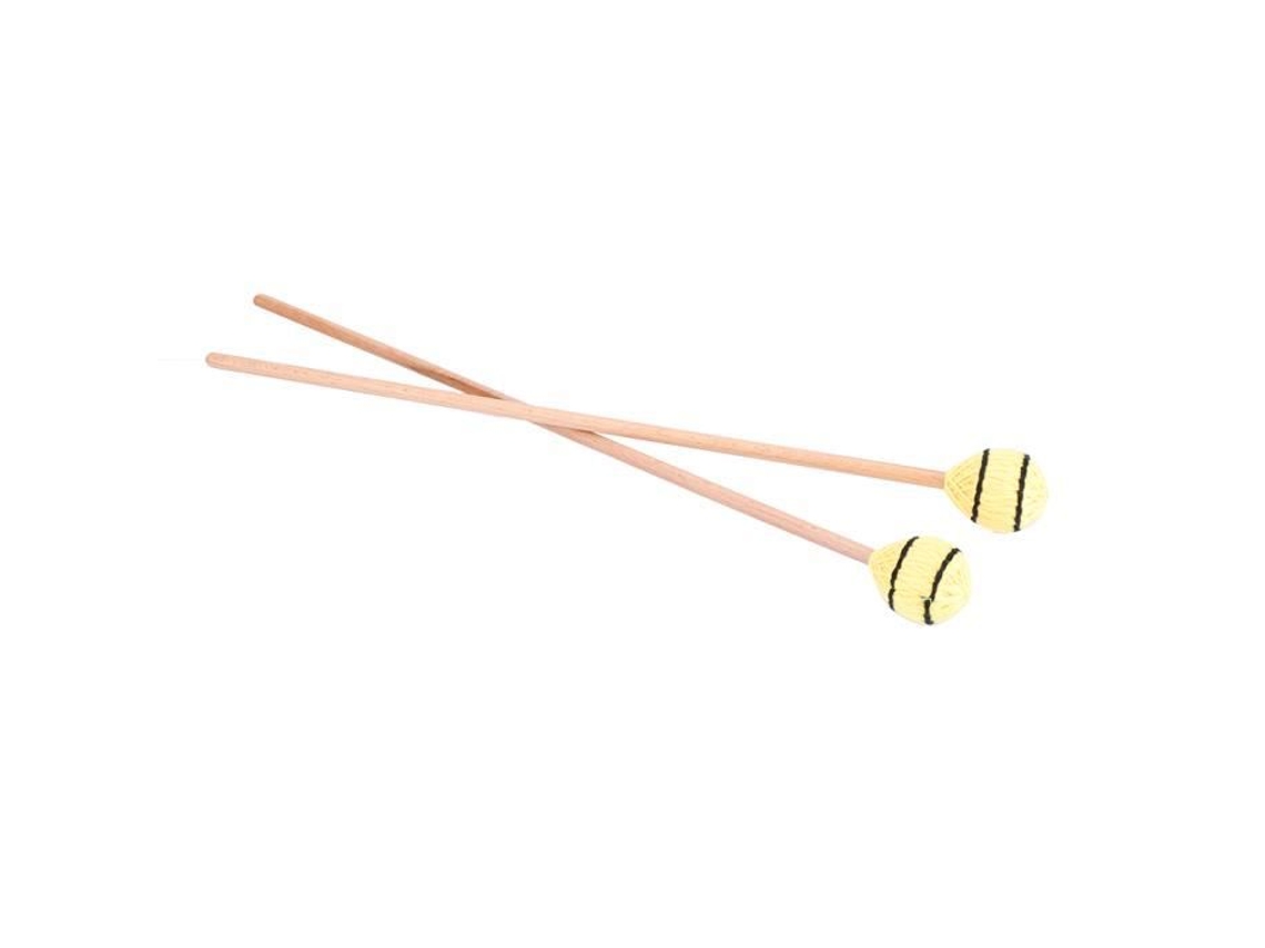 Acessório para Instrumento Musical 1 Par de Marimbas de Teclado de Cabeça de Arame com Pegas Suaves para Músico