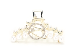 2026 pinza de Cabelo com Strass e Pérolas Falsas Requintadas para Mulheres e Meninas, Modelo 3 Planet, Clips de Cabelo Decorativos