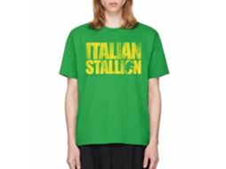 Rockinstone Rocky Movie Italian Green Solid Kelly Adult T-shirt Size:xl