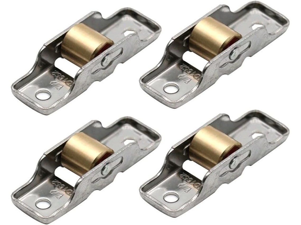 Conjunto De 4 Roldanas Aço Inoxidável Para Portas Correr, Polias Robus