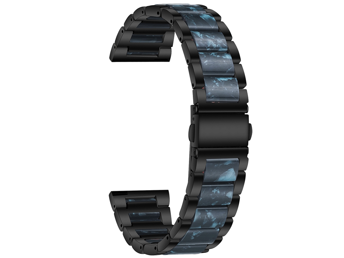 Bracelete de Aço com Resina para Garmin Venu 2 Safira