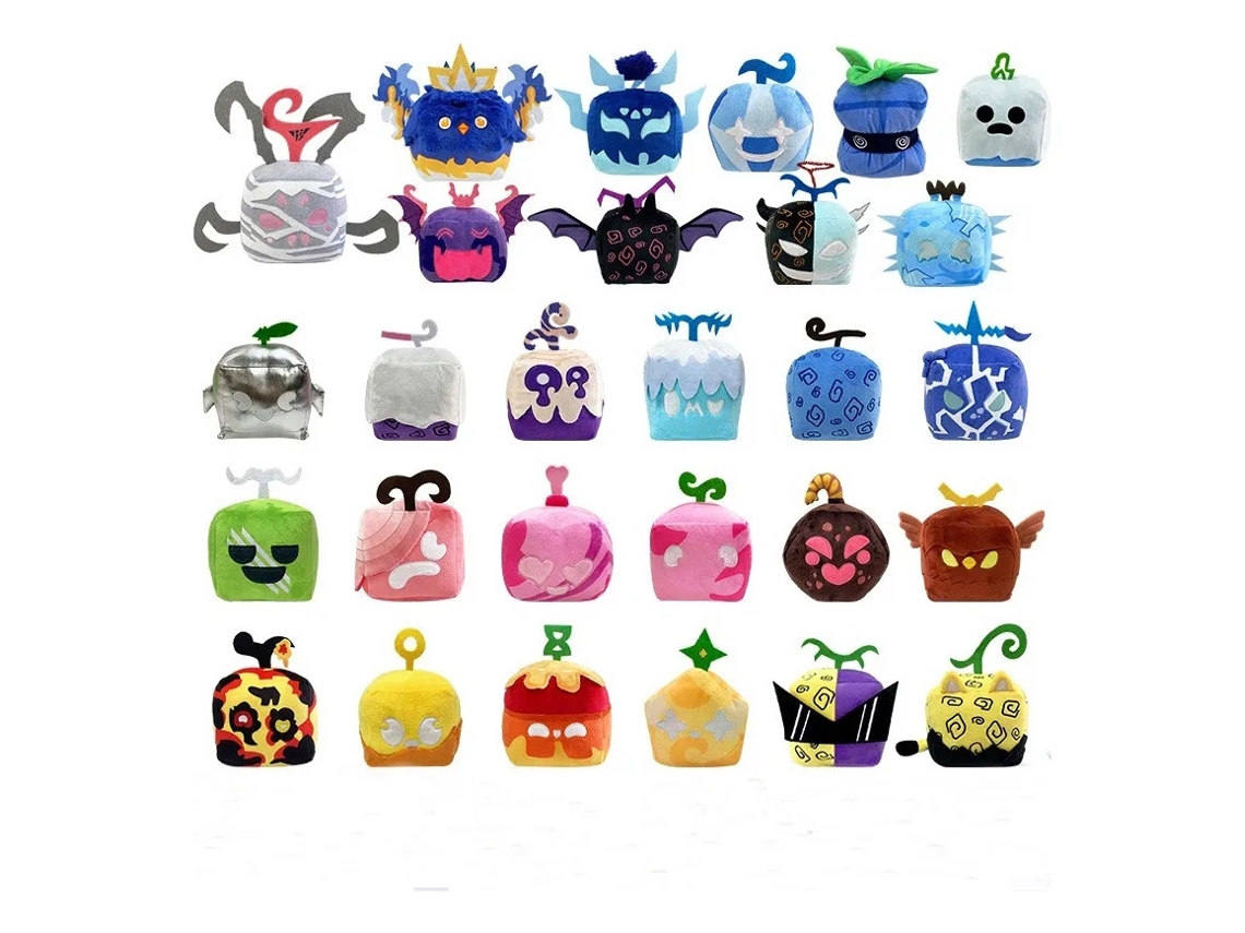 Lurelia 2 X De Frutas Blox, Natal, Amantes De Jogos 15cm Em Peluche Colecionável, Macio Para Coleção