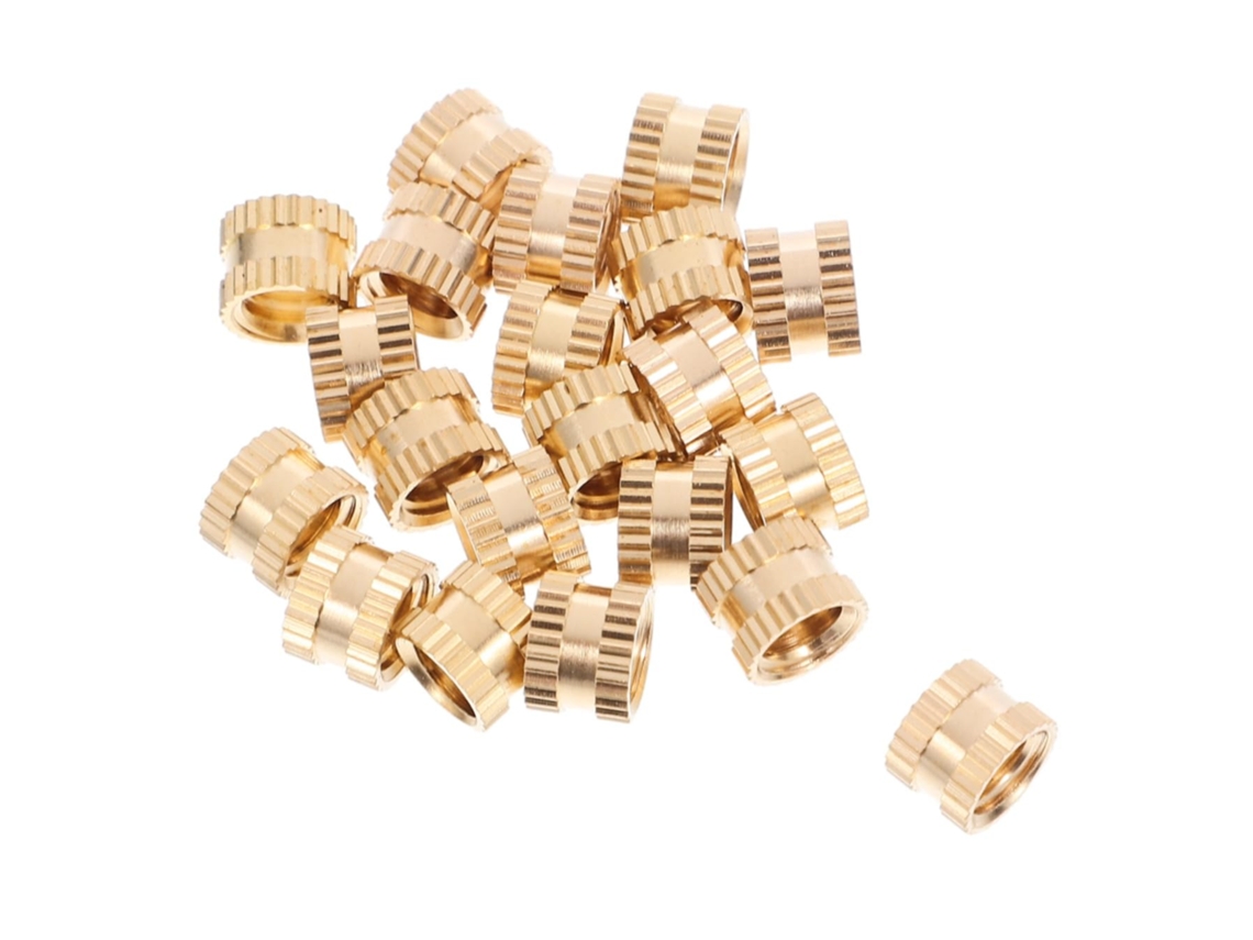 Conjunto De 20 Porcas Recuo Com Insertos Termofixos Para Impressoras