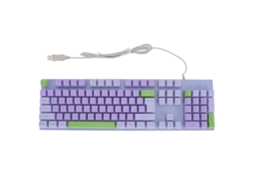 Teclado Gamer Usb Com Iluminação Por Retroiluminação E Teclas De Letras Grandes