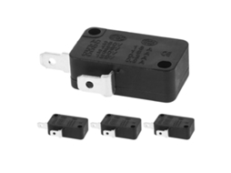 Interruptor De Porta Para Micro-ondas, Pacote Com 4 Unidades, Baquelite Preta.