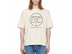 Rockinstone Breakfast Club Movie Circle Logo Solid Natural Adult T-shirt Size:l