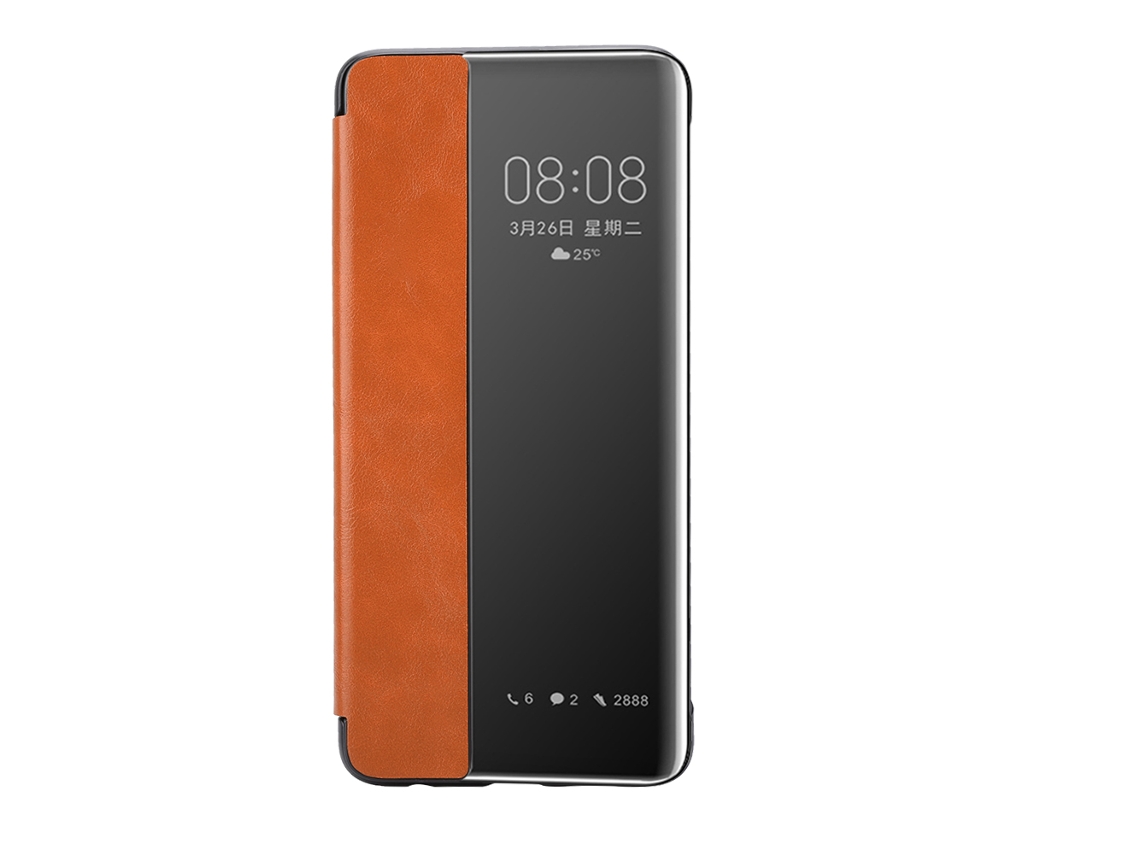 Capa flip com janela e modo de suspensão para Huawei P30 EOOCOO