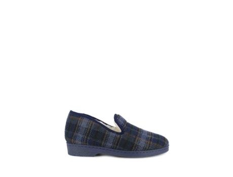 Pantufas Cuadros DOCTOR CUTILLAS (Têxtil -Azul-41)