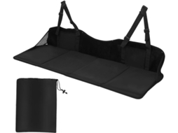 Colchão Para Banco Traseiro De Carro, Flanela Preta, Antiderrapante, Capa Removível, Ideal Para Camping, Suv E Viagens.