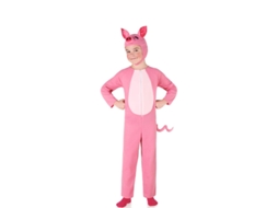 Fato de porco rosa para criança