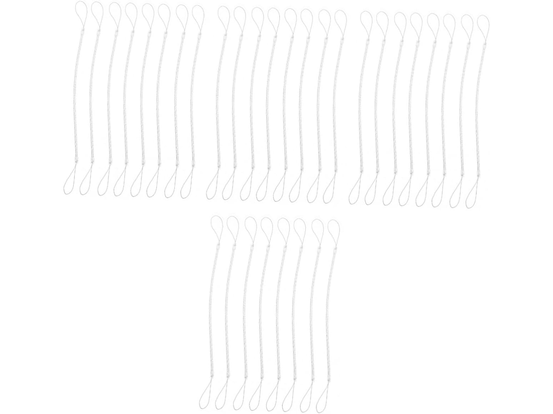 Cordão Retrátil Anti perda para Caneta Stylus com 32 Peças e Cordão Elástico Translúcido. SFUSHOS