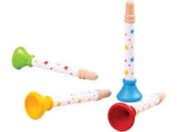 4 Trombetas BIGJIGS TOYS Madeira