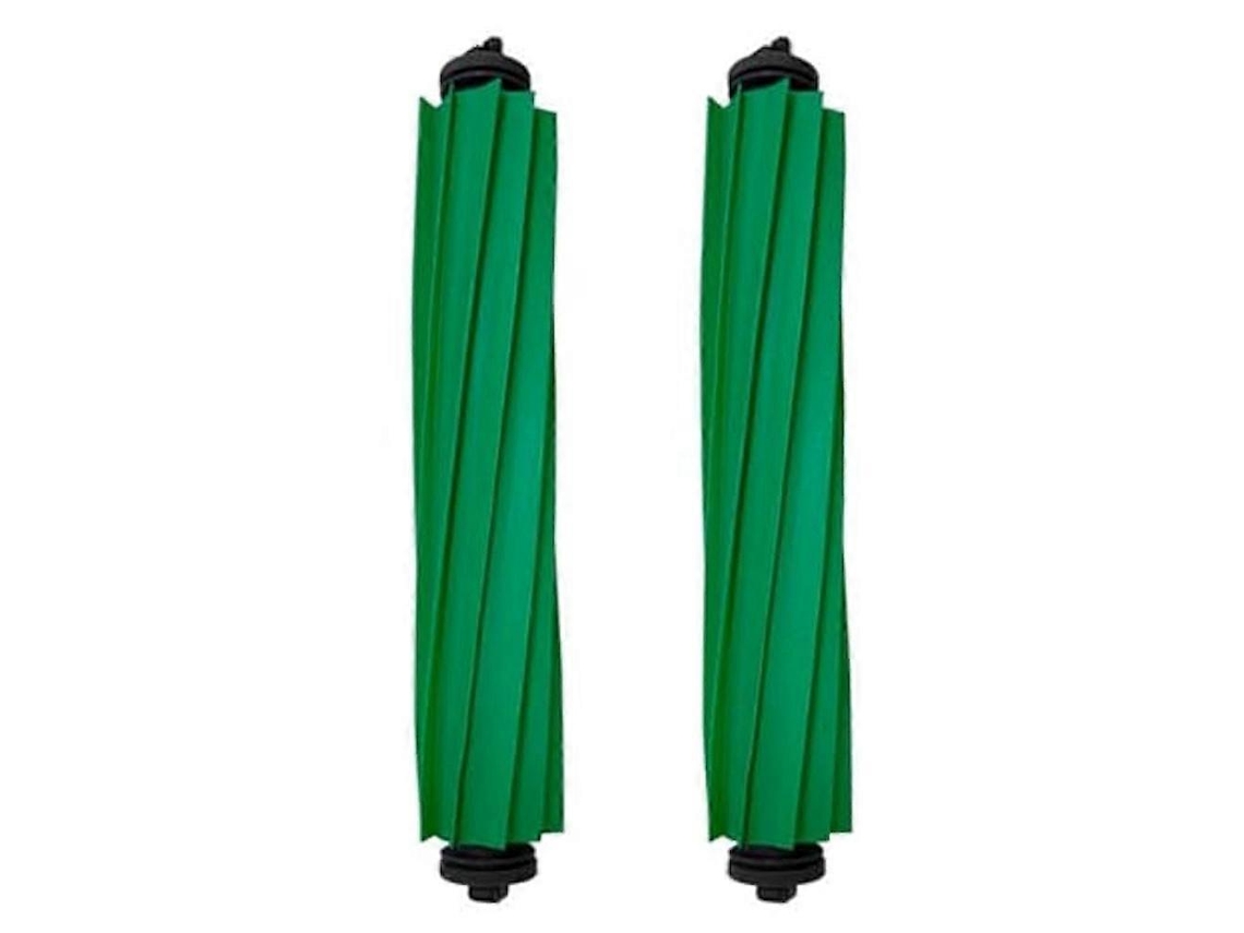 2 escovas de borracha de substituição para aspirador robô Plus 405/505 Combo - Escova principal e escova rotativa