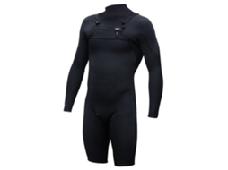 Fato Neoprene Manga Comprida Zip Tórax Vault Springsuit 2/2 Mm Preto Szion