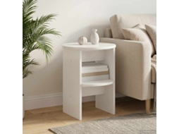 Vidaxl Armário Lateral Branco Alto Brilho Ø40 X 50 Cm