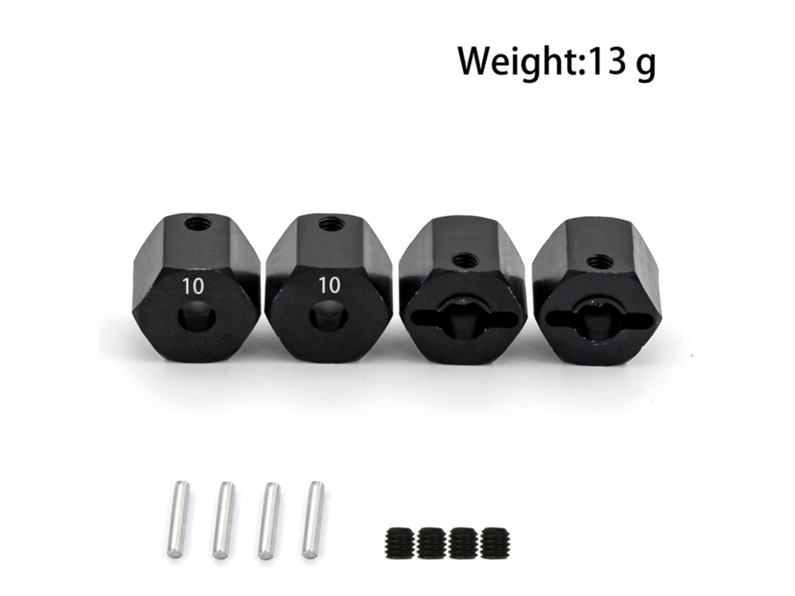 Adaptador De Cubo Hexagonal Laxiscreed Para Carros Rc 1/10 De Alta Performance