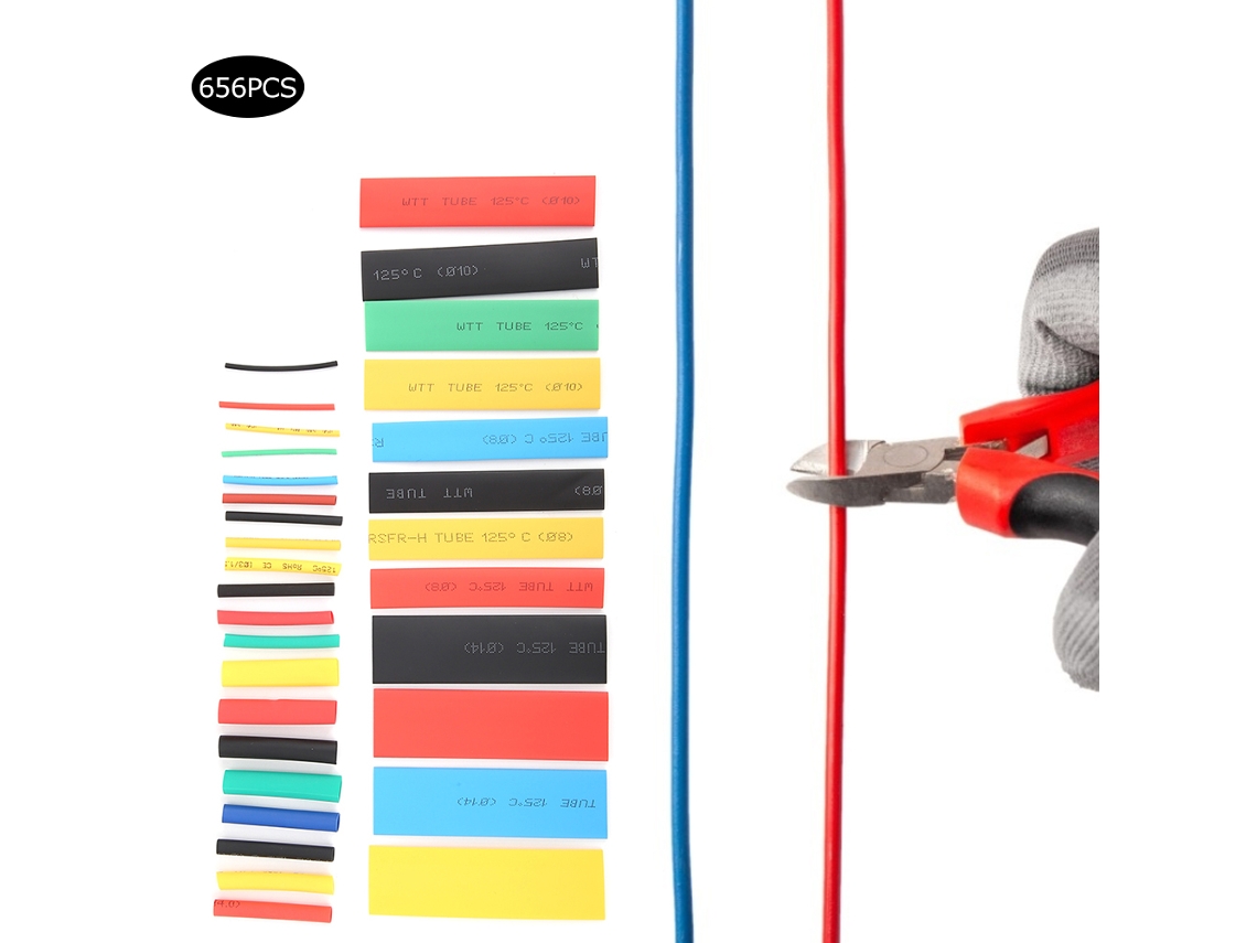 Laxiscreed Tubo Termoencolhível Para Isolamento De Fios E Proteção De Dados