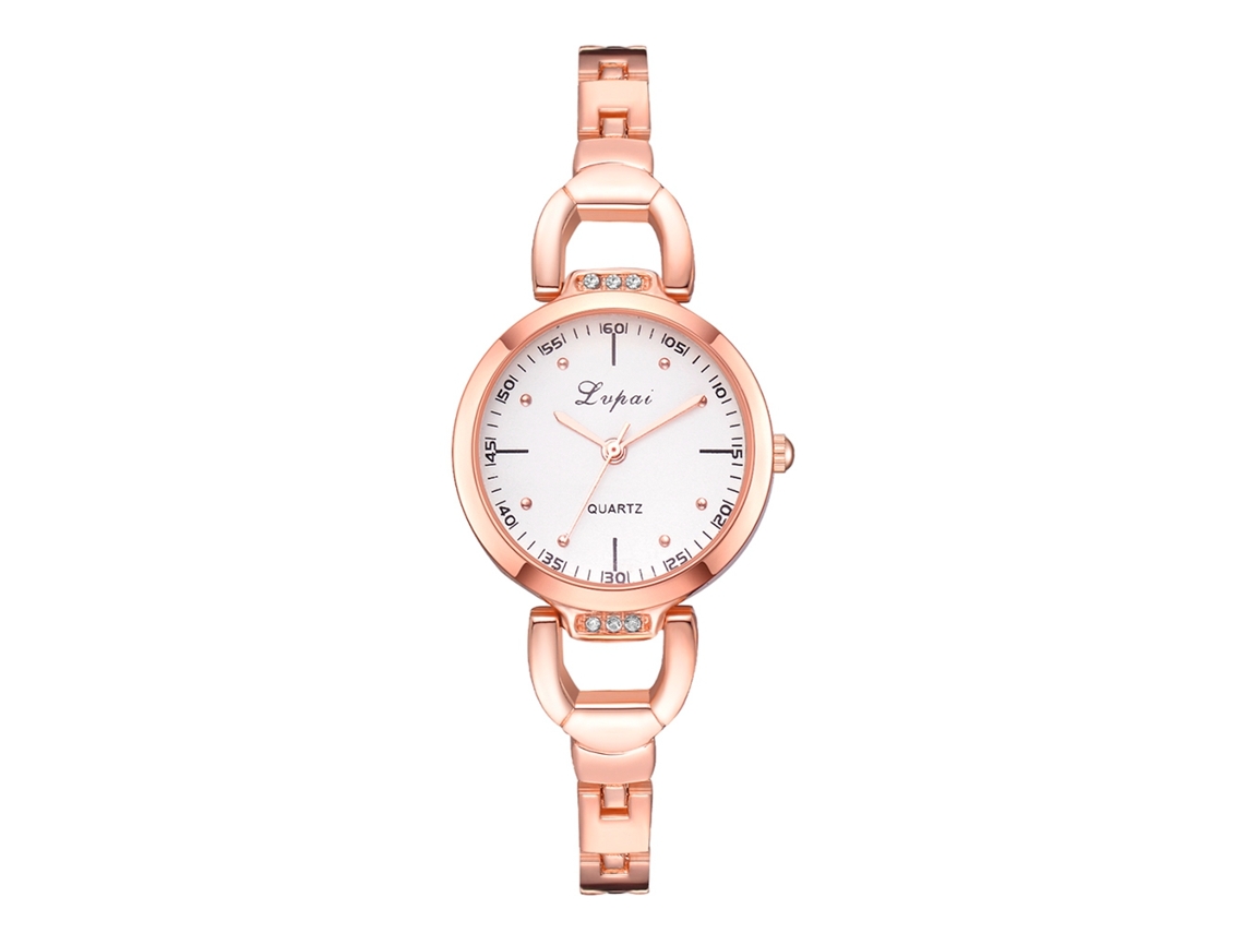 Relógio Feminino de Moda Lvpai de Pulso Analógico de Quartzo com Dial Redondo Delicado