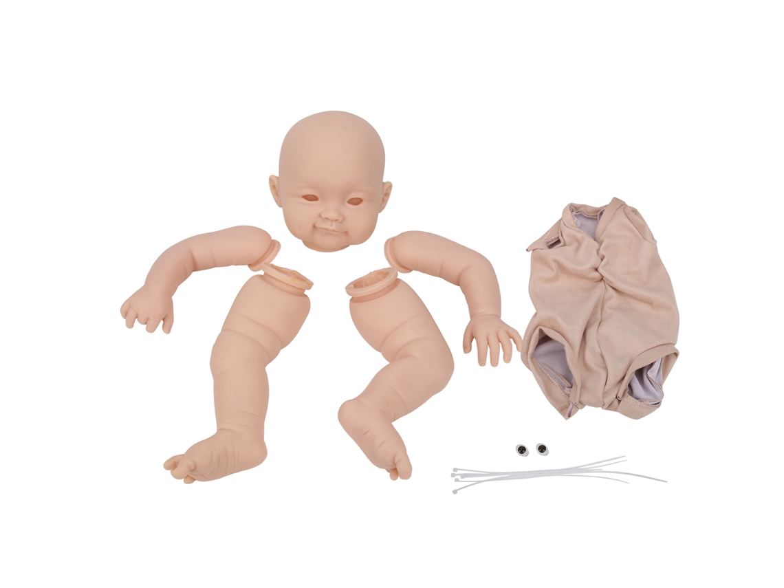 Rebe-kit De Boneca Reborn De 22 Polegadas Sem Pintura Diy Para Crianças Com Acessórios Realistas