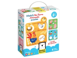 Match The Farm Animals Puzzle (Idade Mínima: 2 anos)