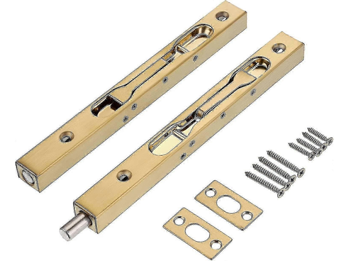 Pinos De Porta, 8 Polegadas, Aço Inoxidável, Ocultos, 2 Peças, Para Portas Duplas