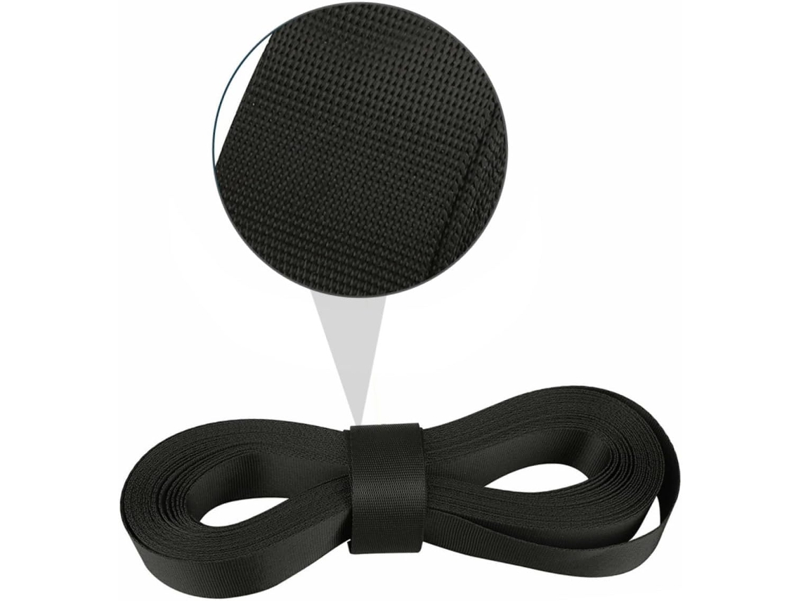 Conjunto De Acessórios Bagagem Com 20 Fivelas Plástico Ajustáveis 2, 5cm Em Nylon E Sistema De Liberação Rápida