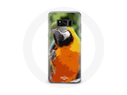Capa para Samsung Galaxy S8 Araras PapagaioLaranja Verde