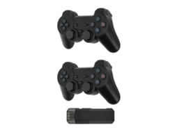 Primerox console de Videogame Sem Fio 4k 64g com 2 Controles Jogos Clássicos para Tv