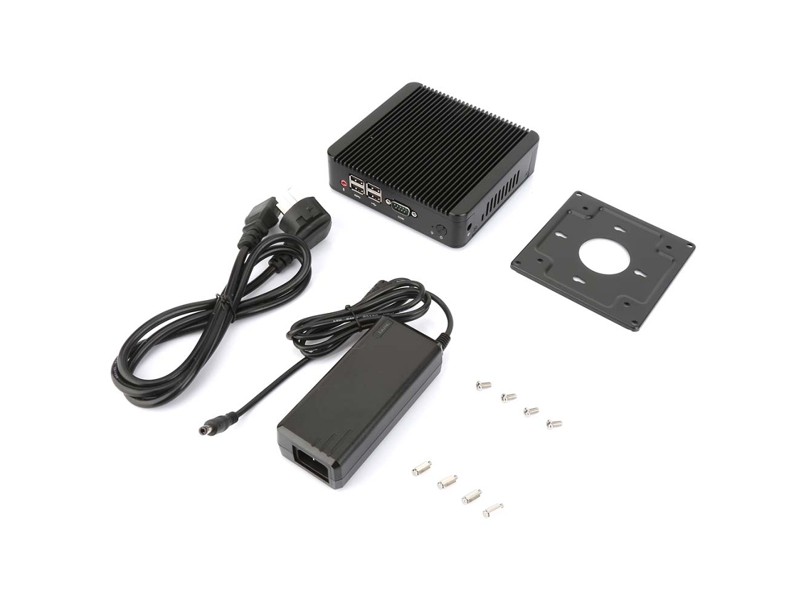 Laxiscreed Computador Industrial Mini Dual-core Sem Ventoinha Para Aplicações Pesadas