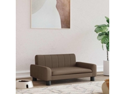 Vidaxl Cama 70x45x30 Cm Tecido Castanho