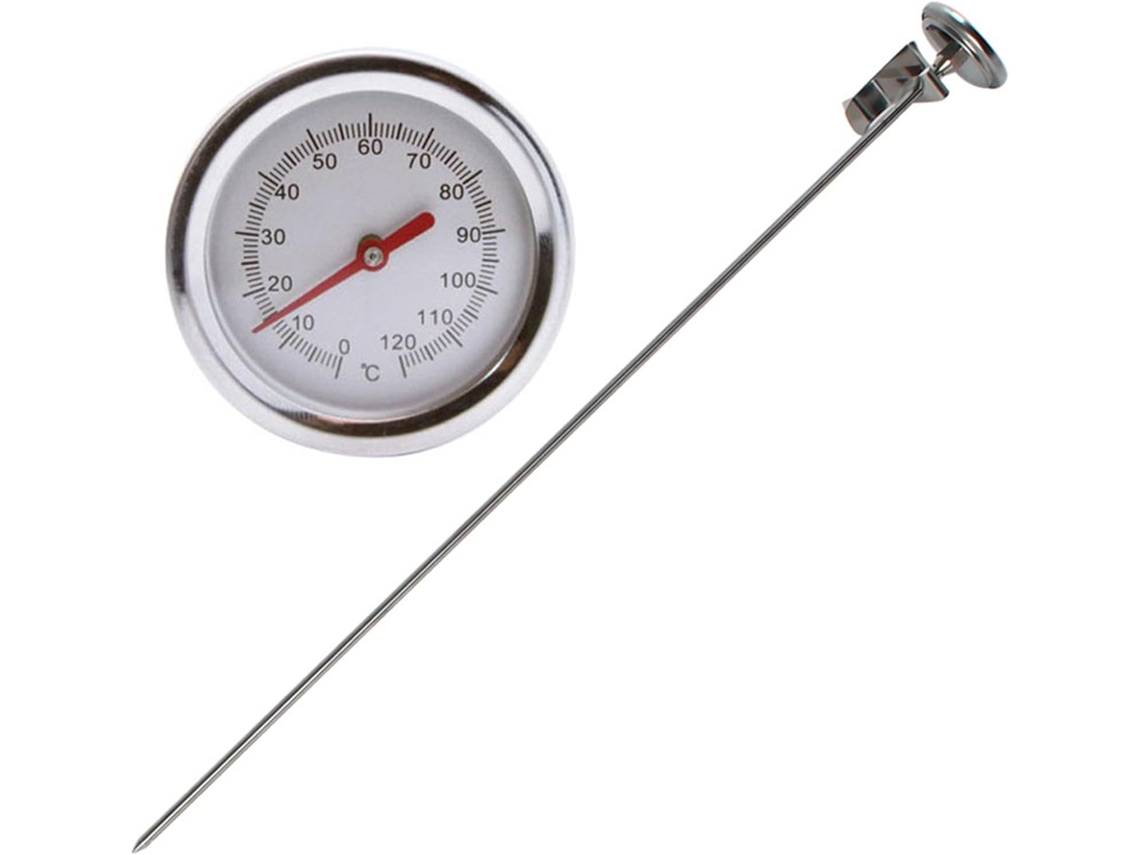 Termômetro De Solo Com Sonda Medição Em Aço Inoxidável, Testador Temperatura Preciso Para Compostagem, Monitor